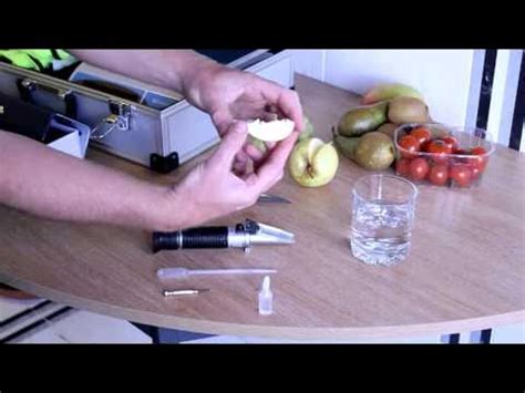 5 59 food quality refractometer tutorial|refractometer training.